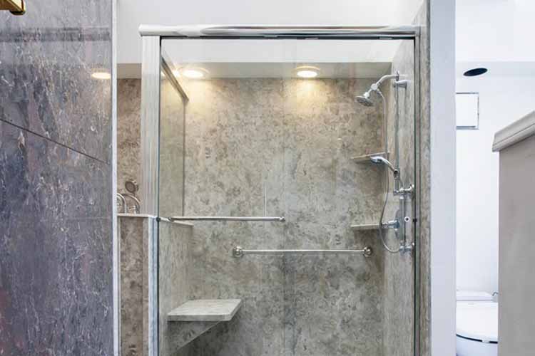 custom shower